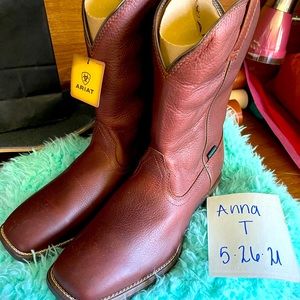 Ariat Cowboy Boots Waterproof New Men’s 12D